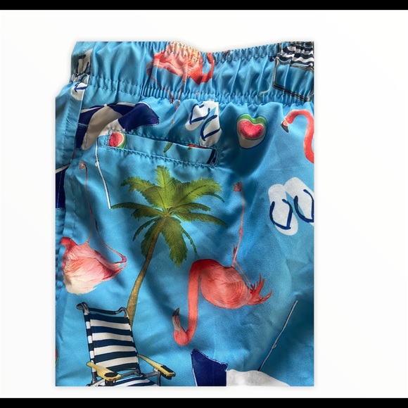 Men’s Flamingo Swim Trunks XL~Charleston Threads - Picture 3 of 7